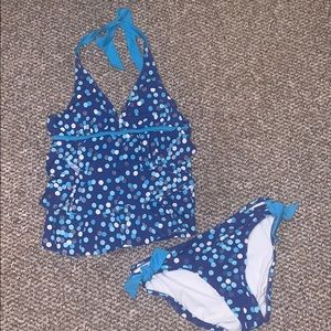 Blue Justice Bathing Suit